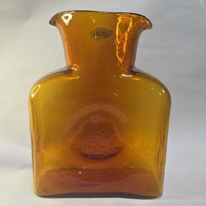 Blenko Amber Water Bottle
